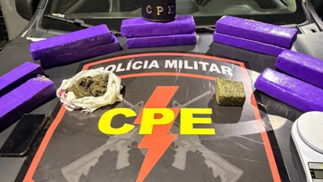 CPE apreende cerca de 11 kg de maconha em residência no Jardim Paulista, em Catalão