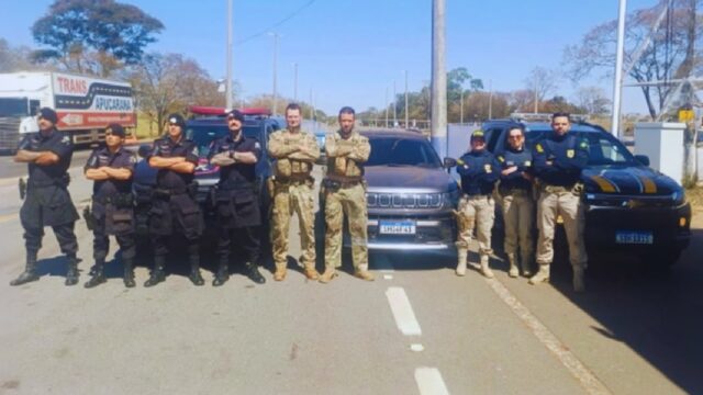 Homem é preso com carro clonado e revólver calibre .38 durante abordagem na BR-153