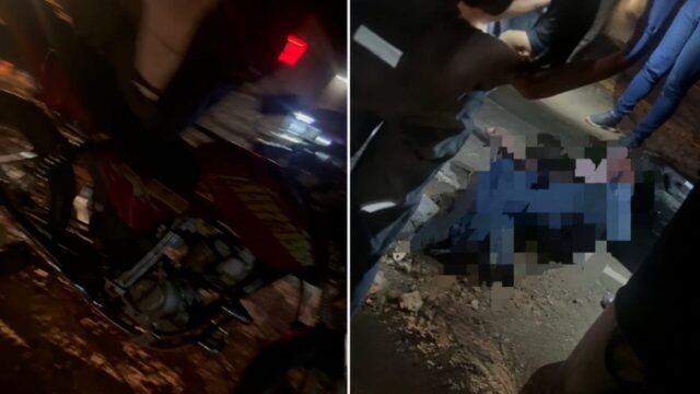 Motociclista fica ferido após bater contra cachorro que atravessava a GO-330, próximo a Três Ranchos