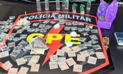 CPE prende dois suspeitos por tráfico de drogas e apreende motocicleta adulterada em Ouvidor