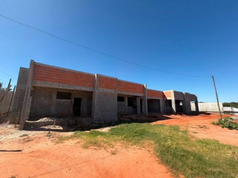Nova etapa da obra do CMEI é liberada e construção chega a 49% em Goiandira