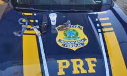 PRF apreende revólver e munições durante fiscalização na BR-153, em Morrinhos