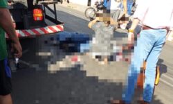 Motociclista fica gravemente ferido após bater em caminhão estacionado em Uberlândia