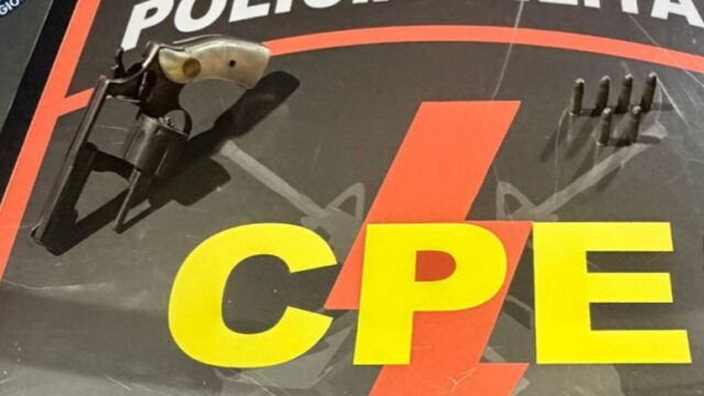CPE prende homem e apreende revólver e munições durante abordagem em Catalão, Goiás