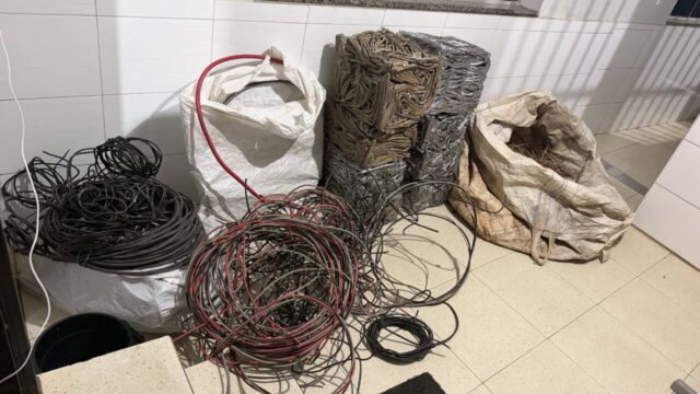 Operação Equi Cobre apreende cerca de 280 kg de materiais suspeitos e leva cinco pessoas à delegacia em Catalão