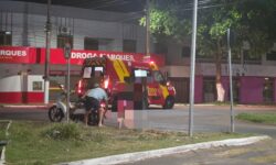 Acidente entre carro e moto deixa motociclista ferido em Catalão