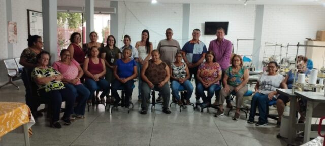 PROSSIGA/SENAI inicia cursos gratuitos de produção de lingerie em Nova Aurora