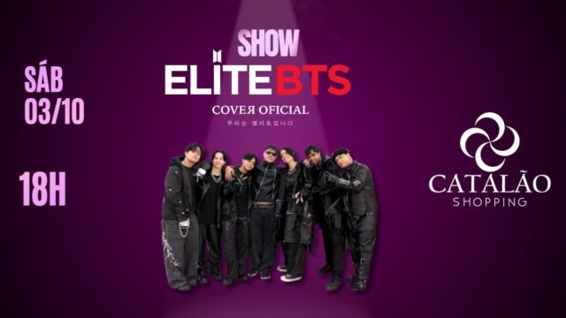 Cover Oficial Elite BTS se apresenta pela primeira vez em Catalão neste sábado