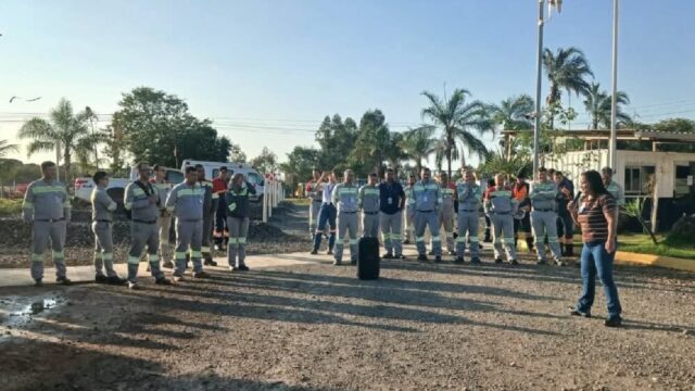 Metabase realiza ação sobre saúde mental com trabalhadores da Mina Boa Vista
