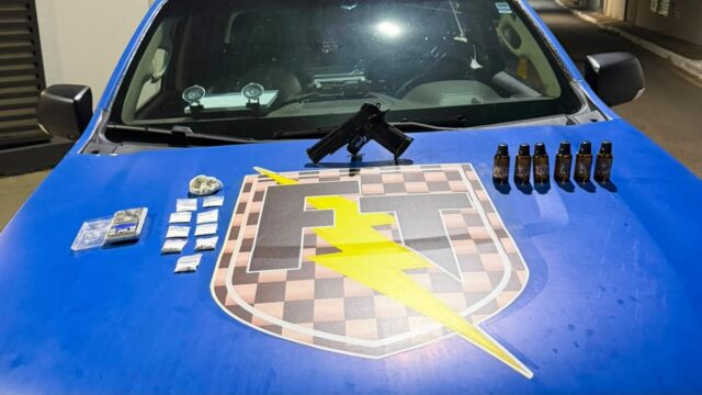Jovem é preso por tráfico de drogas no Bairro Conquista, em Catalão