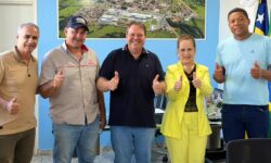 Prefeito Wísner Araújo recebe Lilian Abernaz, que chega para somar com a administração em Corumbaíba