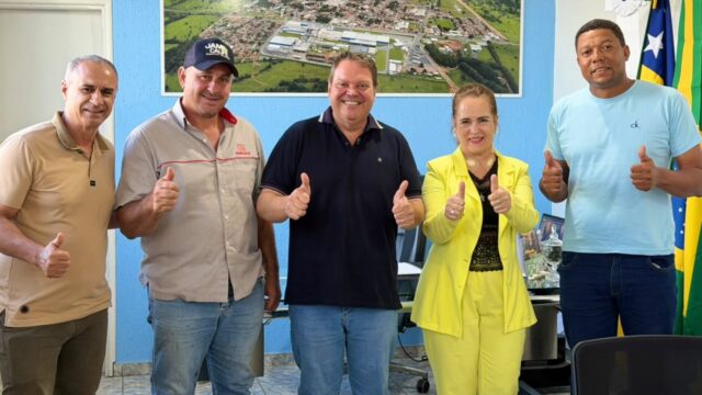Prefeito Wísner Araújo recebe Lilian Abernaz, que chega para somar com a administração em Corumbaíba