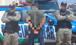 Foragido da Justiça é preso pela PM durante liberação de veículo em Orizona