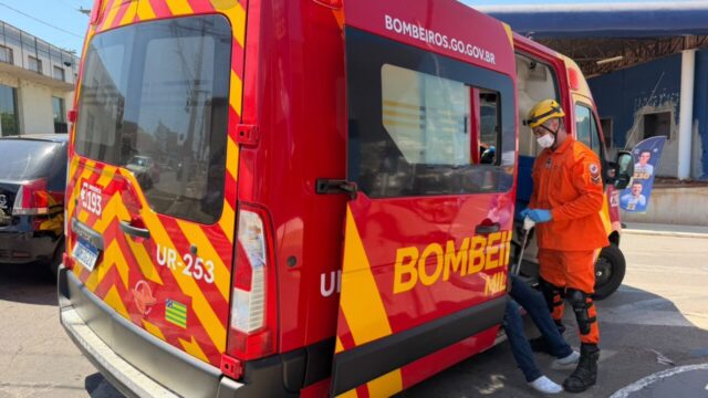 Motociclista fica ferido após colisão com utilitário no bairro São João, em Catalão
