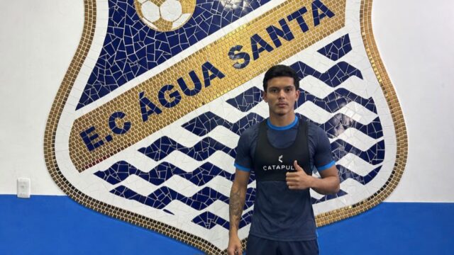 Arthur Jesus, de Catalão, assina contrato com o Água Santa e disputará o Paulista Sub-20 2027 e a Copinha 2027