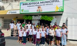 Biblioteca Municipal Eurípedes Monteiro de Oliveira é reinaugurada em novo espaço em Anhanguera Biblioteca Municipal Eurípedes Monteiro de Oliveira é reinaugurada em novo espaço em Anhanguera