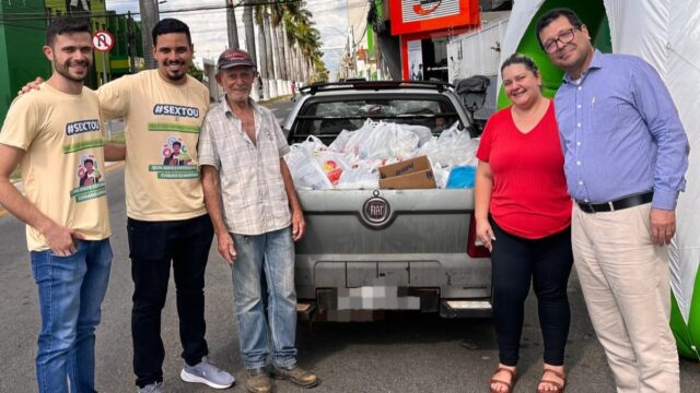 Unimed Catalão entrega cerca de 500 kg de alimentos arrecadados com inscrições para corrida ao Asilo São Vicente de Paulo