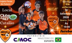 ABECAT entregará 200 kits de uniformes a alunos do Projeto Feras do Futuro II nesta quarta-feira (30) em Catalão ABECAT entregará 200 kits de uniformes a alunos do Projeto Feras do Futuro II nesta quarta-feira (30) em Catalão