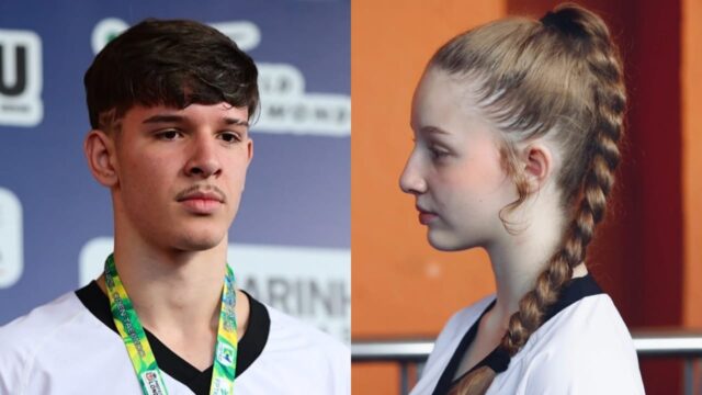 Atletas de Cumari, Victor Rios e Maria Fernanda conquistam ouro e prata no OPEN Brasil de Taekwondo em Londrina