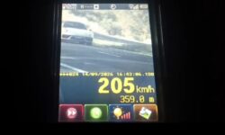 PRF flagra veículo a 205 km/h na BR-153, em Morrinhos
