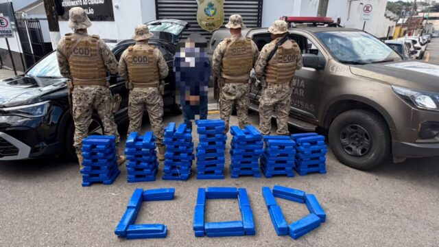 COD apreende grande quantidade de maconha escondida em porta-malas de carro em Catalão