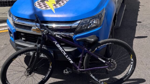Força Tática do 18º BPM prende suspeito de furtar bicicleta em Catalão
