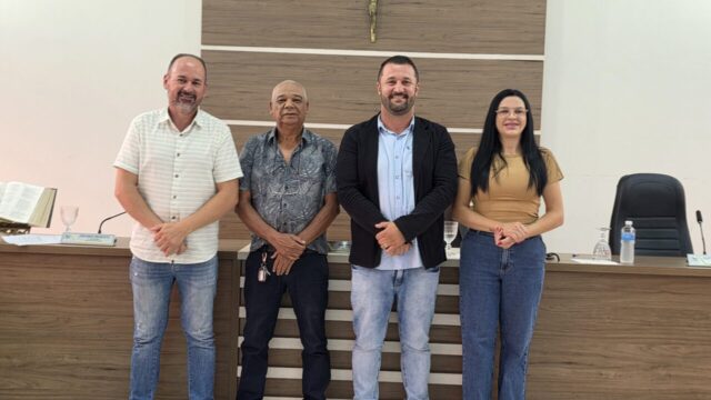 Vinicius Manoel é eleito por unanimidade presidente da Câmara Municipal de Ouvidor para 2027