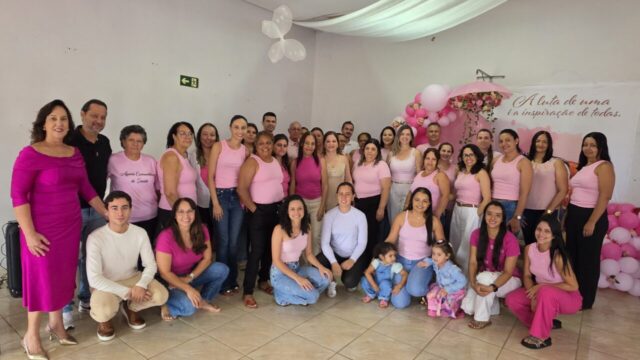 Evento do Outubro Rosa reúne mulheres para manhã especial com café da manhã e cuidados com a saúde em Cumari
