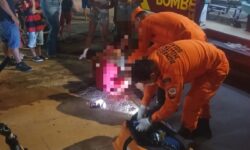 Homem fica gravemente ferido no rosto após ser golpeado com arma branca em praça de Ipameri Homem fica gravemente ferido no rosto após ser golpeado com arma branca em praça de Ipameri