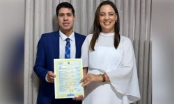 Marcus e Daiane Meireles oficializam união civil em Catalão Marcus e Daiane Meireles oficializam união civil em Catalão