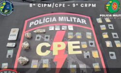 CPE apreende drogas e conduz suspeito à delegacia durante operação em Catalão