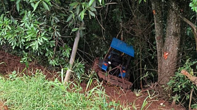 Adolescente de 17 anos morre prensado entre trator e árvore na zona rural de Monte Carmelo