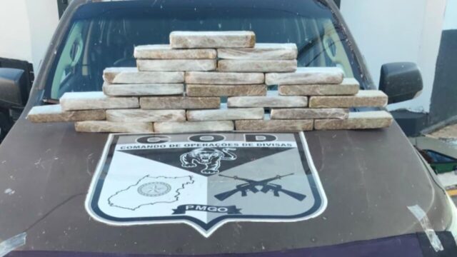 COD apreende 20 kg de maconha que seriam levados para Catalão; passageiro é preso