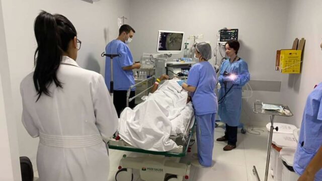 HU-UFCAT realiza primeira endoscopia e reduz deslocamentos de pacientes da região de Catalão
