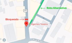 Trecho da Rua Egerineu Teixeira é interditado para manutenção na rede de drenagem em Catalão Trecho da Rua Egerineu Teixeira é interditado para manutenção na rede de drenagem em Catalão