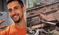 Motorista morre após caminhão carregado de leite tombar na GO-210 Motorista morre após caminhão carregado de leite tombar na GO-210