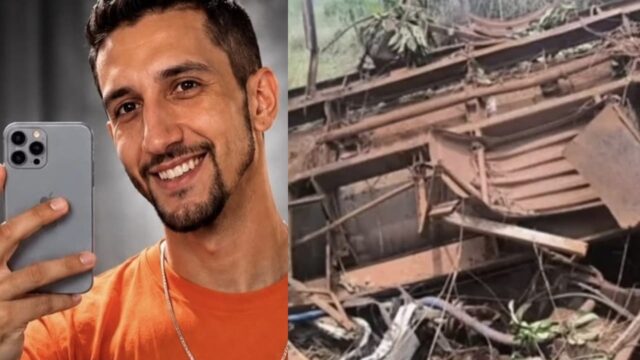 Motorista morre após caminhão carregado de leite tombar na GO-210