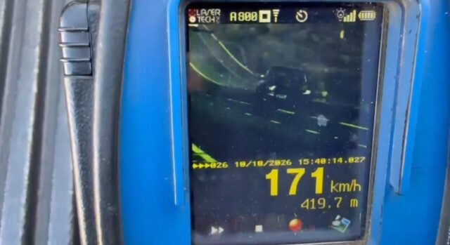 Motorista é flagrado a 171 km/h em trecho com limite de 100 km/h na BR-050, em Catalão