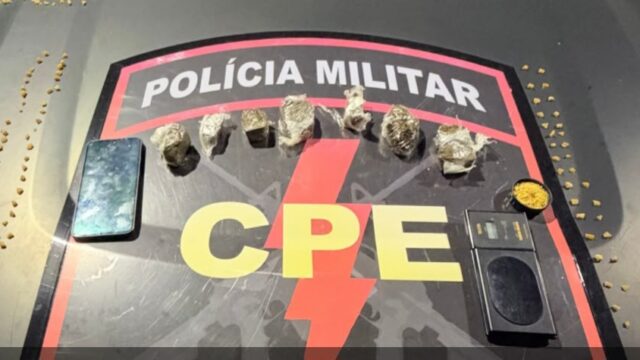 CPE apreende 200 porções de crack e 150 gramas de maconha durante ação em Catalão