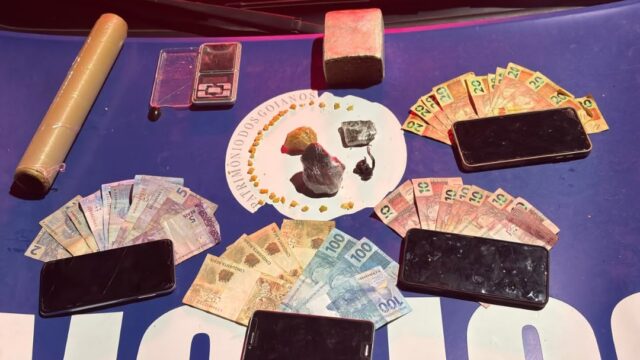 Polícia apreende maconha, crack, celulares e dinheiro durante ação em Catalão