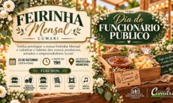 Feirinha Mensal de Cumari terá edição em homenagem ao funcionário público nesta sexta-feira (23) Feirinha Mensal de Cumari terá edição em homenagem ao funcionário público nesta sexta-feira (23)