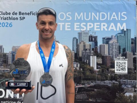 Atleta de Catalão, Simon Leonel é campeão brasileiro de AquaBike e garante vaga no Mundial de 2027, no Canadá