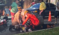 Motociclista fica ferido após veículo bater na traseira de moto em Catalão Motociclista fica ferido após veículo bater na traseira de moto em Catalão