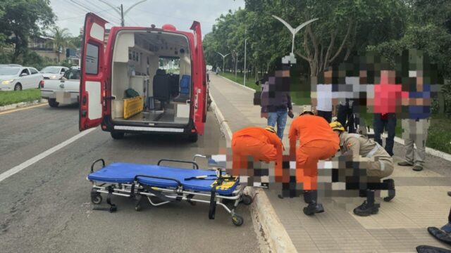 Jovem fica gravemente ferido após sofrer queda de bicicleta ao lado da represa do Clube do Povo, em Catalão