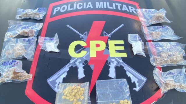 Motorista é preso com crack, cocaína e ecstasy após fugir de abordagem na GO-147, em Piracanjuba