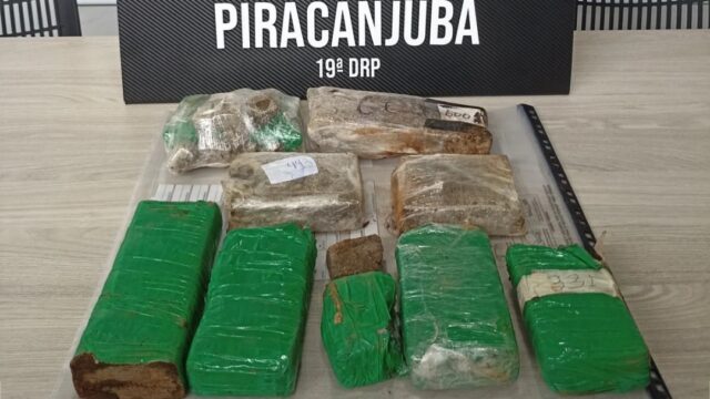 Polícia Civil apreende cerca de 4 kg de maconha na zona rural de Piracanjuba