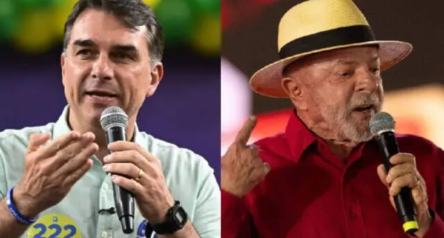 Diferença entre Flávio Bolsonaro e Lula supera 13 pontos percentuais em Catalão