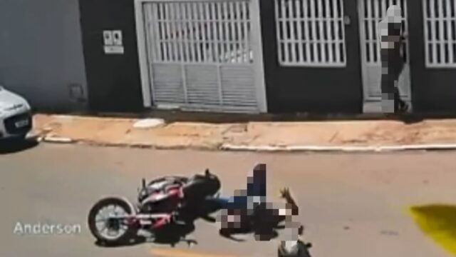 Motociclista empina moto, sofre queda e é preso por embriaguez ao volante em Catalão
