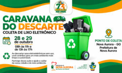 Nova Aurora terá coleta de eletrônicos sem uso nos dias 28 e 29 de outubro