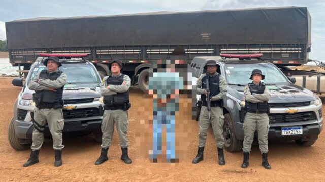 Batalhão Rural intercepta caminhão com mais de 32 toneladas de grãos e detém dois suspeitos em Ipameri